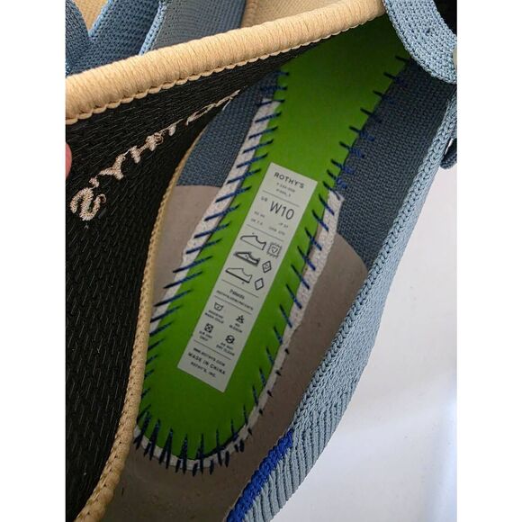 Rothy's The Double Buckle Mary Jane - Sky Size 10 NWOB - Picture 10 of 10